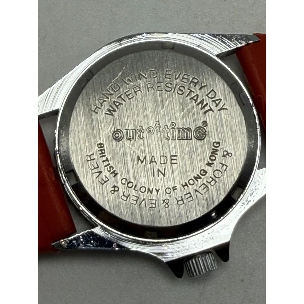 Out Of Time Watch Vintage Tropical Palm Tree Manual Wind Working 32MM 7